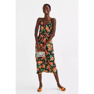 H&M Knot-detail dress floral
